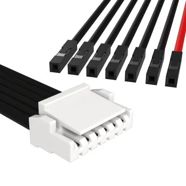 JST-GH to JWT 28AWG 6pins Silicone cable