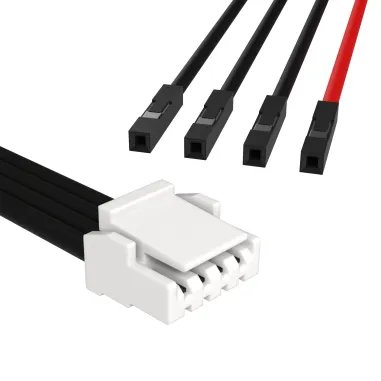 JST-GH to JWT 28AWG 4pins Silicone cable
